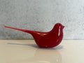 Red glass bird
