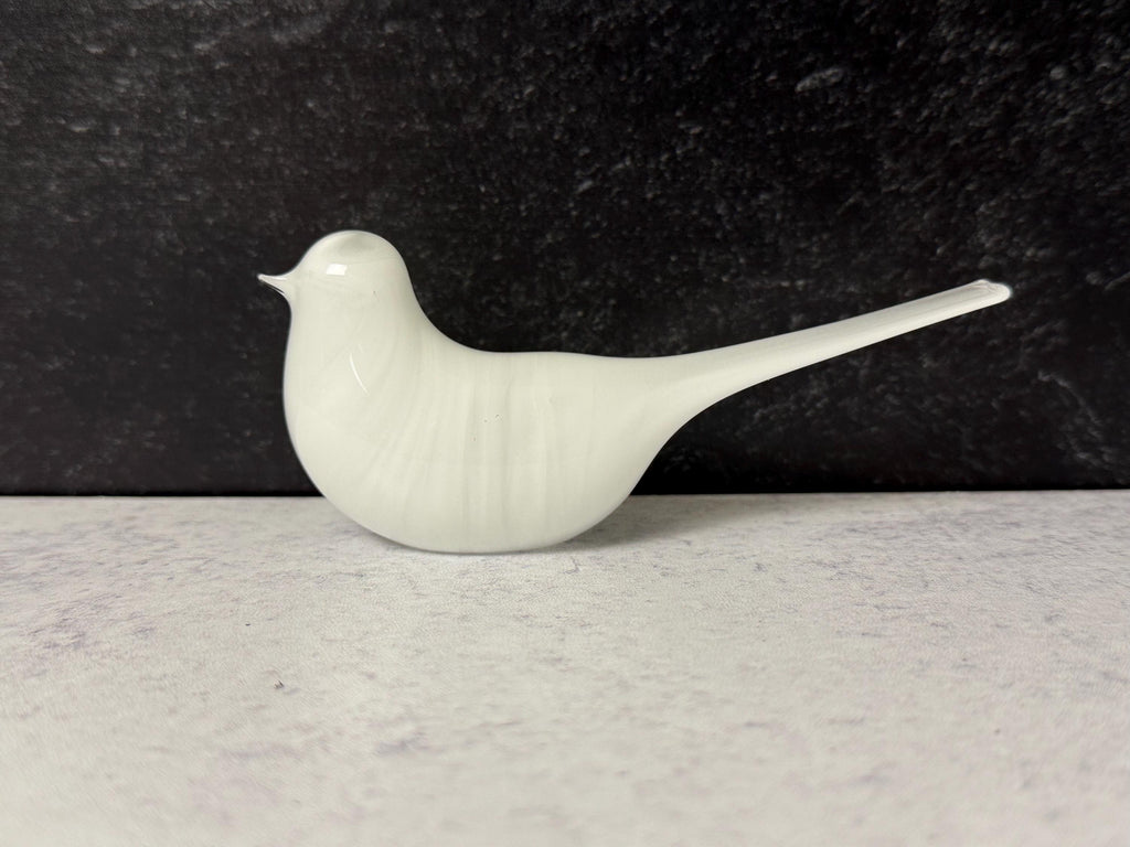 White glass bird