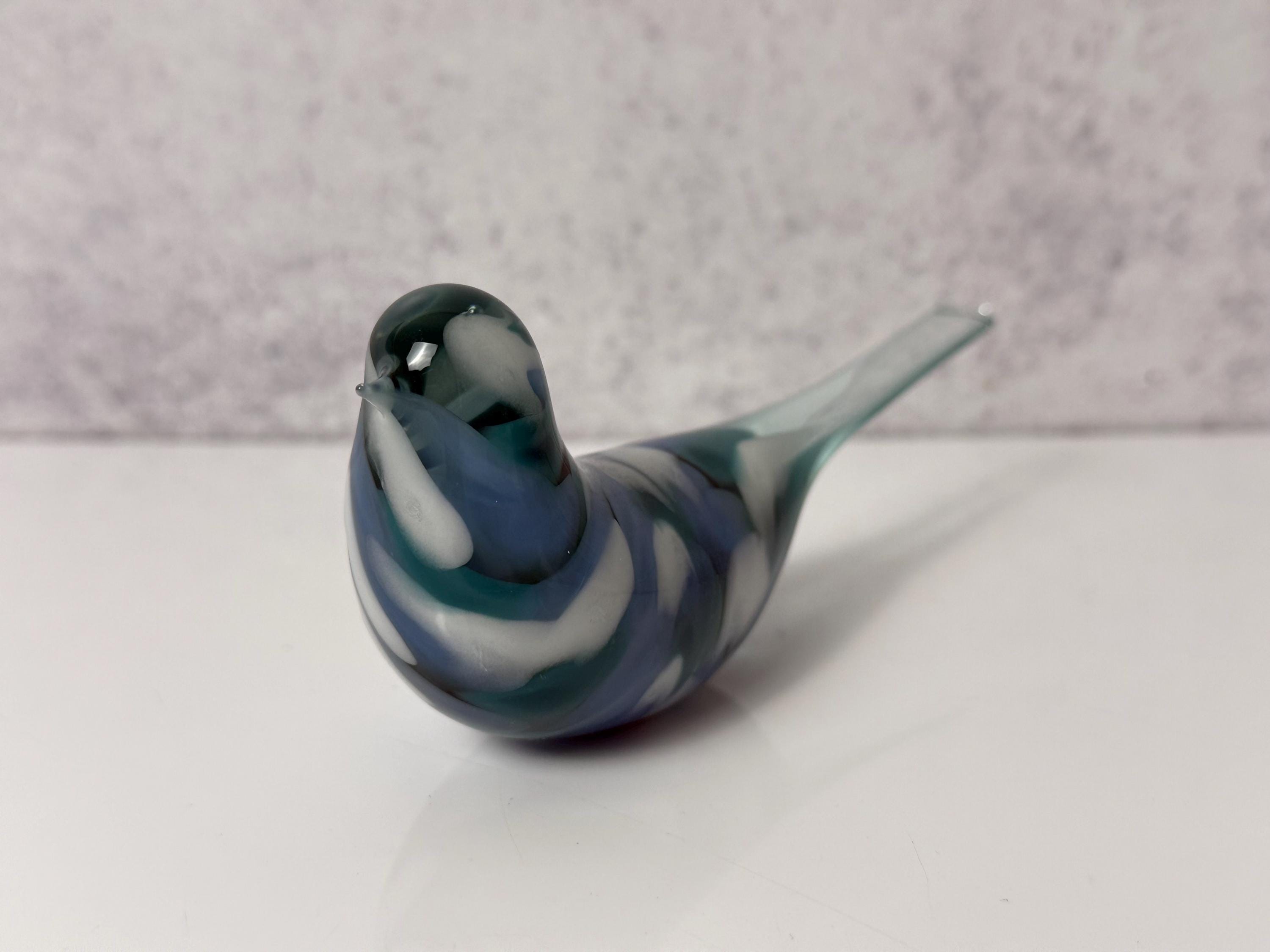 Multicolor glass bird