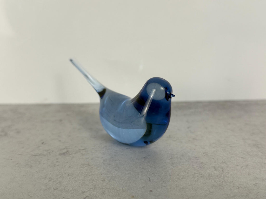 Light blue glass bird